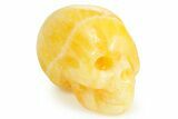1.5" Polished Orange Calcite Skulls - Photo 4